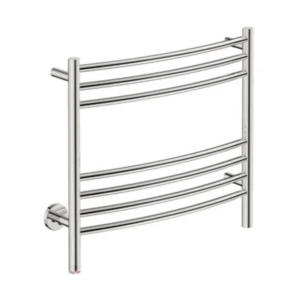 Bathroom Butler NATURAL 7 Bar 650mm Curved Heated Towel Rail